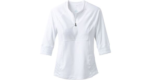 prAna Brigitte Sun Top - Women's -White Chevron-Medium