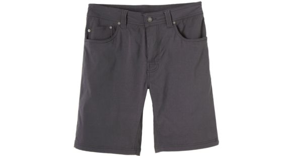 prAna Mens Brion Short, 9in Inseam, Charcoal, 33, M3BRIO113-CHR-33