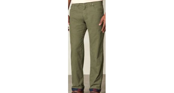 prAna Bronson Lined Pant - Men's-Cargo Green-Regular Inseam-32 Waist