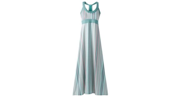 prAna Cali Maxi Dress, Aquamarine Carnivale, Small, W31170035-AQCV-S