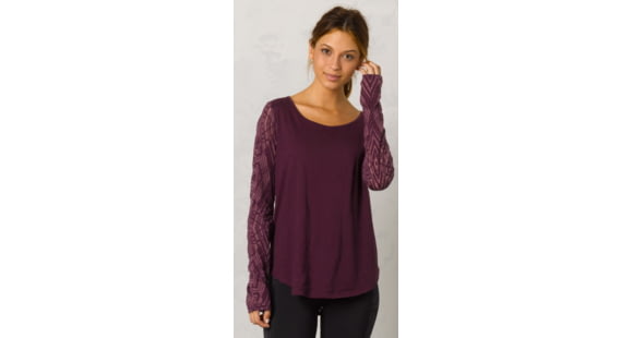 prAna Candi Top - Women's-Black Plum-X-Small