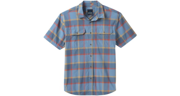 prAna Cayman Plaid Shirt - Men's, Nickel, Medium, M11181353-NICK-M