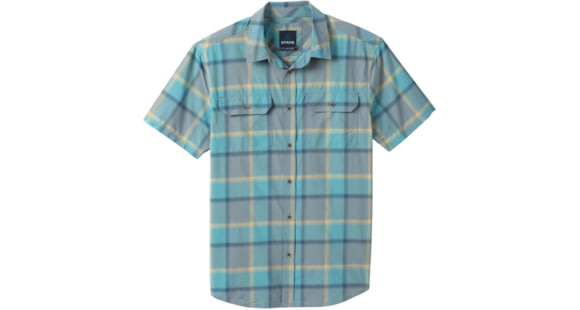 prAna Cayman Plaid Shirt - Men's, Smoky Blue, Medium, M11181353-SMBL-M