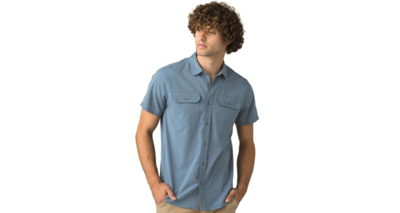 prAna Cayman Shirt - Mens, Blue Note, S, 1969721-400-ST-S