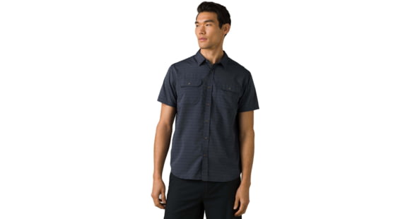 prAna Cayman Shirt - Mens, Charcoal, S, 1969721-020-ST-S