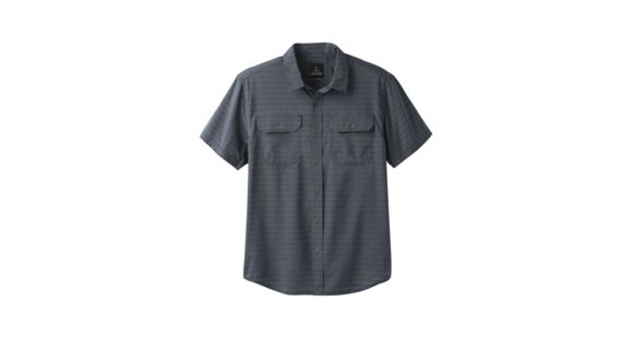 prAna Cayman Short Sleeve - Men's, Charcoal, Small, M11170332 -010-S