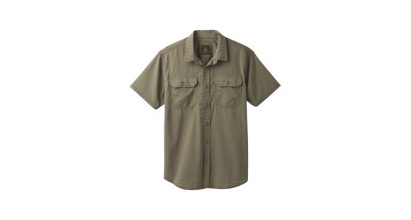 prAna Cayman Short Sleeve Shirt - Men's, Cargo Green, Medium, M11170332-CAGR-M