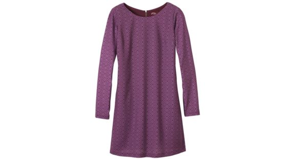 prAna Cece Dress - Women's-Black Plum-X-Small