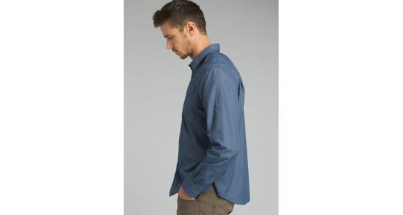 prAna Citadel Long Sleeve Shirt - Men's, Equinox Blue, XXLarge, M21170308-EQBL-XXL
