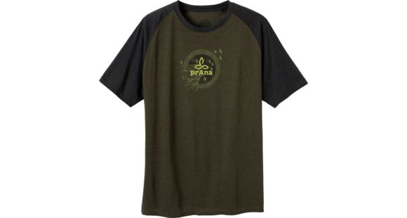 prAna Cliff T-Shirt - Men's-Dark Olive-Small