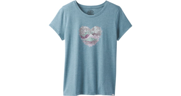 prAna Climbing Tee - Women's, Bayou Blue, Large, W1PRAN316-BYBL-L