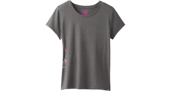 prAna Climbing Tee - Women's, Charcoal, Small, W1PRAN316-CHR-S