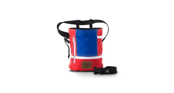 prAna Color Block Chalk Bag, Red White Blue, One Size, U6CBCB316-RWB-O/S