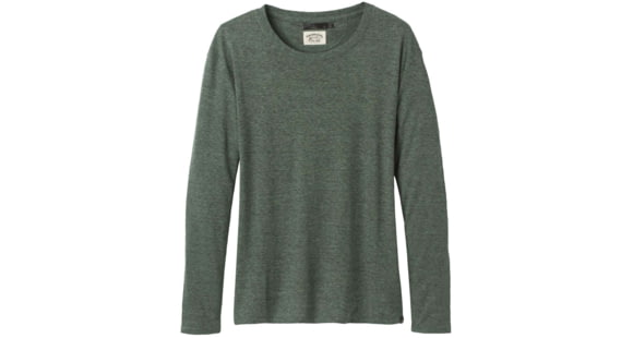 prAna Cozy Up Long Sleeve Tee - Women's, Canopy Heather, Medium, W21202125-CNHT-M