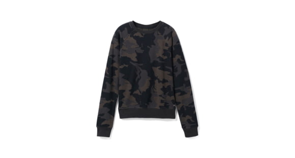 prAna Cozy Up Sweatshirt - Womens, Black Camo, Medium, 1967291-001-M