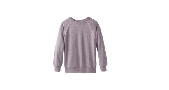 prAna Cozy Up Sweatshirt - Women's, Bleached Lavender Heather, Medium, W23180582 -533-M