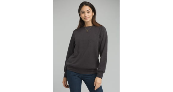 prAna Cozy Up Sweatshirt - Women's, Charcoal Heather, XSmall, W23180582-CCHT-XS
