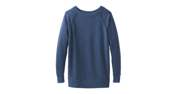 prAna Cozy Up Sweatshirt - Women's, Equinox Blue Heather, XSmall, W23180582-EBHT-XS