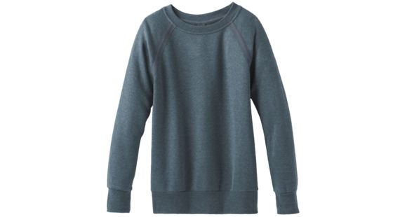 prAna Cozy Up Sweatshirt - Women's, Grey Blue Heather, Extra Small, W23180582-GBHT-XS