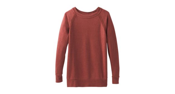 prAna Cozy Up Sweatshirt - Women's, Mulled Wine Heather, X-Large, W23180582-MWHT-XL