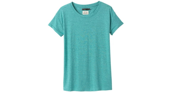prAna Cozy Up T-Shirt - Women's, Azurite Heather, Medium, W13180737-AZHT-M