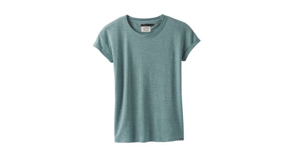 prAna Cozy Up T-shirt - Women's, Iced Aqua Heather, Small, W13180737 -431-S
