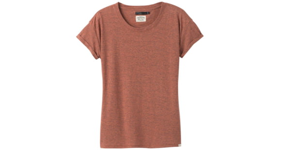 prAna Cozy Up T-Shirt - Women's, Liqueur Heather, Small, W13180737-LQHT-S