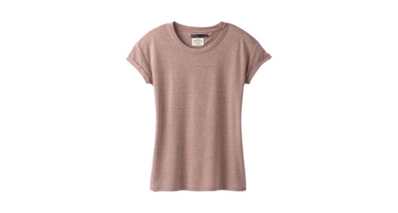 prAna Cozy Up T-shirt - Women's, Peach Heather, Small, W13180737 -832-S