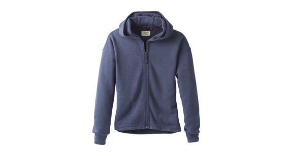 prAna Cozy Up Zip Up Jacket - Women's, Equinox Blue Heather, Large, W23180581-EBHT-L