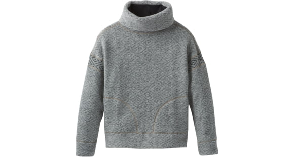 prAna Crestland Pullover - Women's, Heather Grey, Large, W23180548-HTGY-L