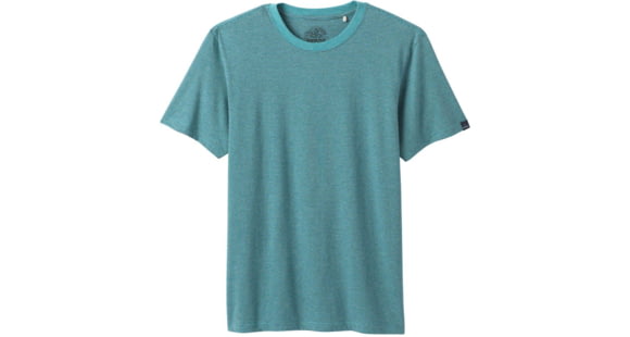 prAna Crew T-Shirt - Men's, Azurite Stripe, Extra Large, M1CREW114-AZST-XL