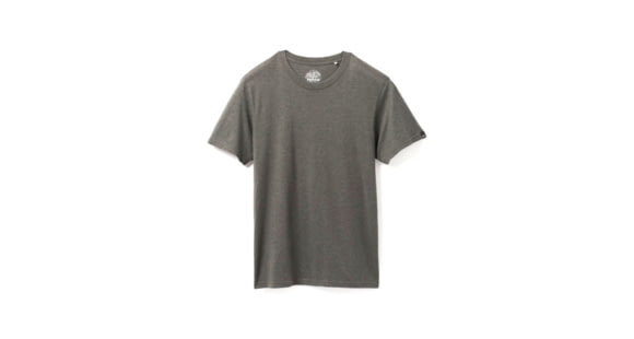 prAna Crew T-Shirt - Men's, Charcoal Heather, Large, 1971461-020-ST-L