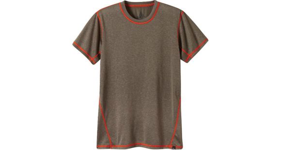 prAna Crux Crew T-Shirt - Men's-Mud-Medium