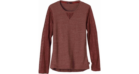prAna Darla Top - Women's-Deep Marsala-Large