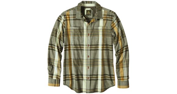 prAna Delaney Flannel Shirt - Men's-Dark Olive-Medium