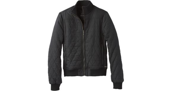 prAna Diva Bomber Jacket - Women's, Black, Small, W23170446-BLK-S