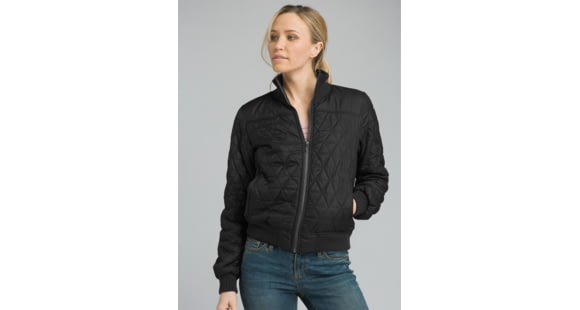 prAna Diva Bomber Jacket - Women's, Black, X-Large, W23170446-BLK-XL