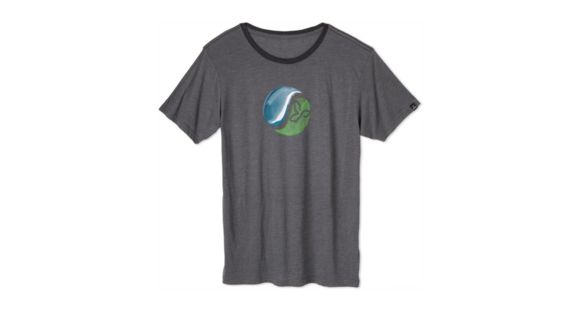 prAna Earth Tee - Men's-Charcoal-Large