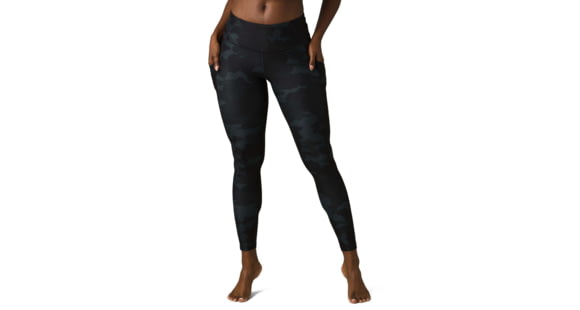 prAna Electa Legging II - Women's, Large, Black Camo, 1971371-002-L