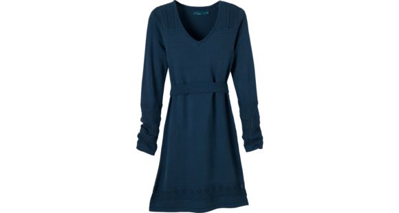prAna Ella Sweater Dress - Women's-Blue Ridge-Small