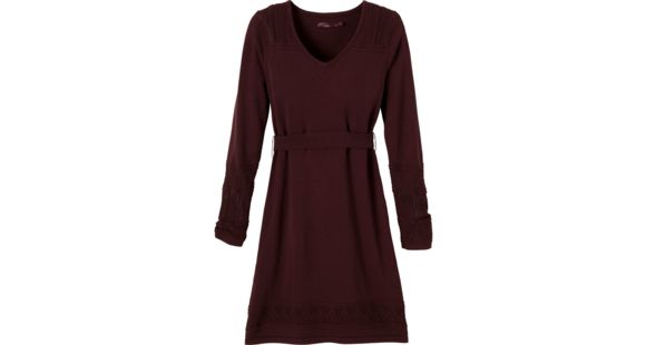 prAna Ella Sweater Dress - Women's-Mahogany-Large