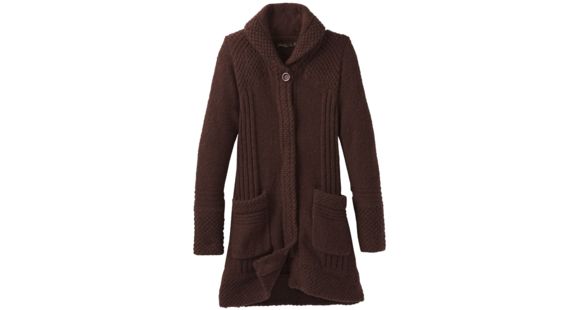 prAna Elsin Sweater Coat - Women's, Cocoa, Large, W23180540-COA-L
