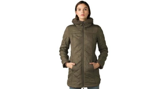 prAna Esla Coat, Slate Green, Medium, 1962151-300-M