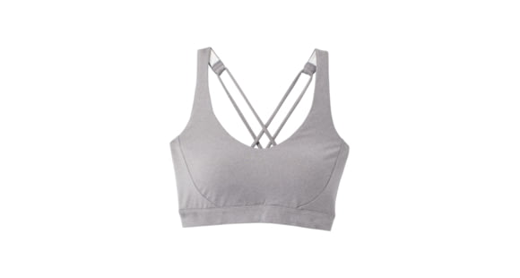 prAna Everyday Bra - Womens, Heather Grey, Medium, 1963111-021-M