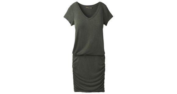 prAna Foundation Dress - Women's, Forest Green Heather, Large, W31180370-FGHT-L