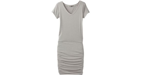 prAna Foundation Dress - Women's, Light Grey Heather Stripe, Small, W31180370-LGHS-S