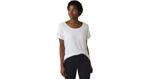 prAna Foundation Slouch Top - Womens, White, M, 1963841-100-M