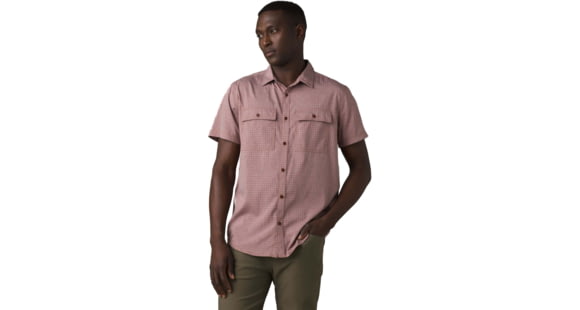prAna Garvan Short Sleeve Shirt - Mens, Manzanita, XL, 1965641-201-ST-XL