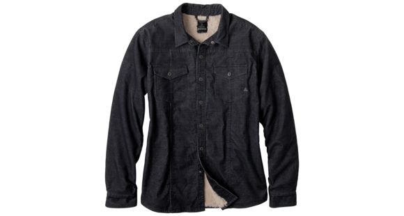 prAna Gomez Corduroy Shirt - Men's-Charcoal-Small