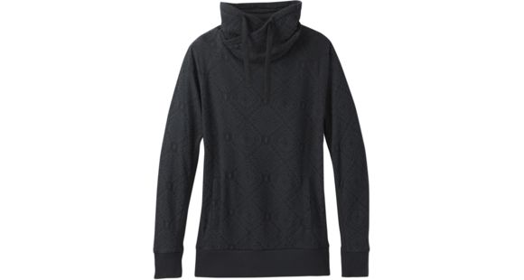 prAna Gotu Pullover - Women's -Black Jacquard-Large